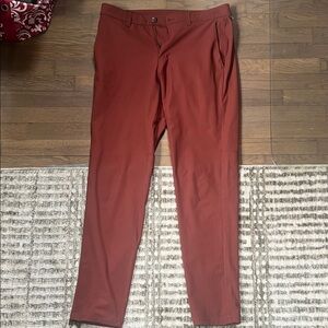 Men's Lululemon Brick/Rust Pants 34” waist